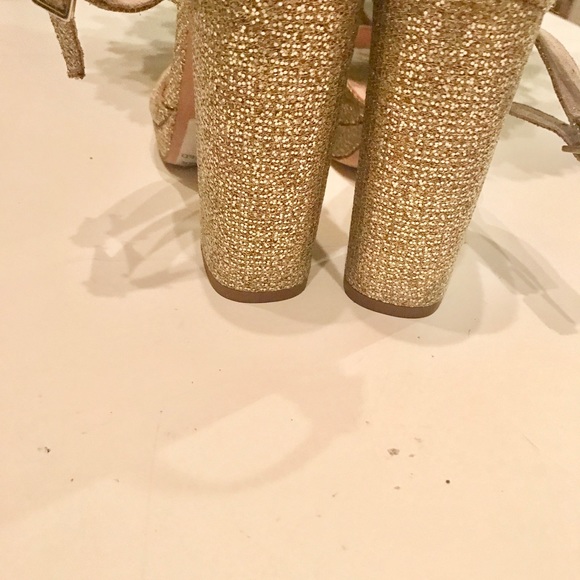 Kate spade gold Briana plat form heels sIze 7 - Picture 5 of 8